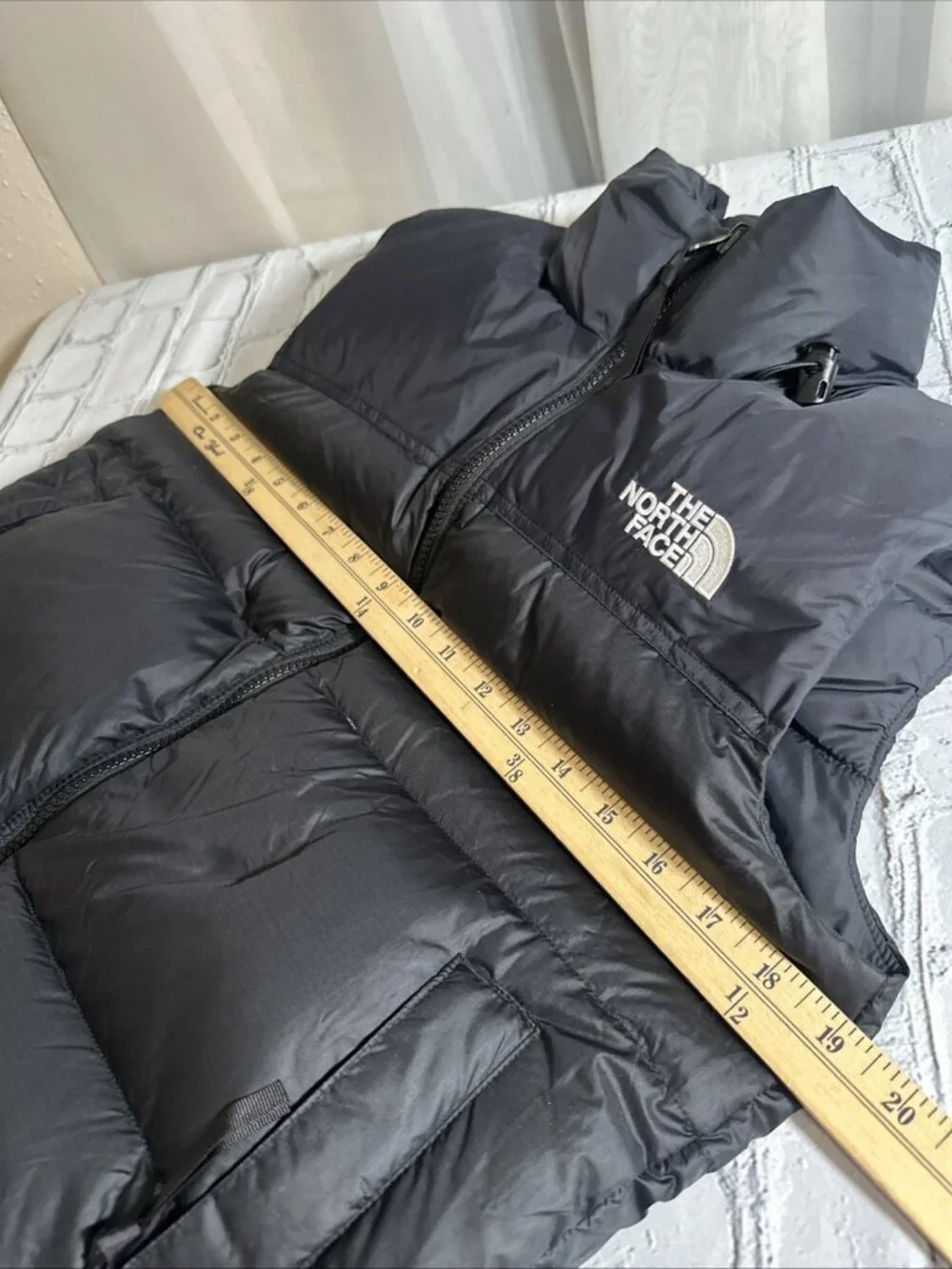 The North Face Vest Womens XS Black 700 Down Puffer Full Zip Outdoor Ski